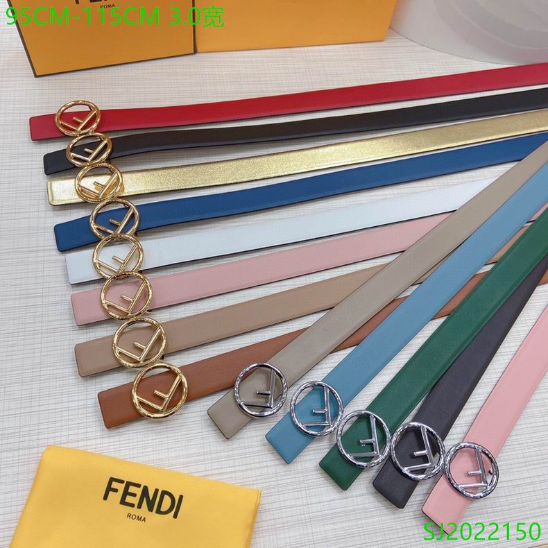 Fendi Belt 30mmX95-115cm 7D